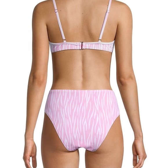 BCBGENERATION - Zebra-Print Tie Bikini Bottom (size Medium) - Picture 2 of 5